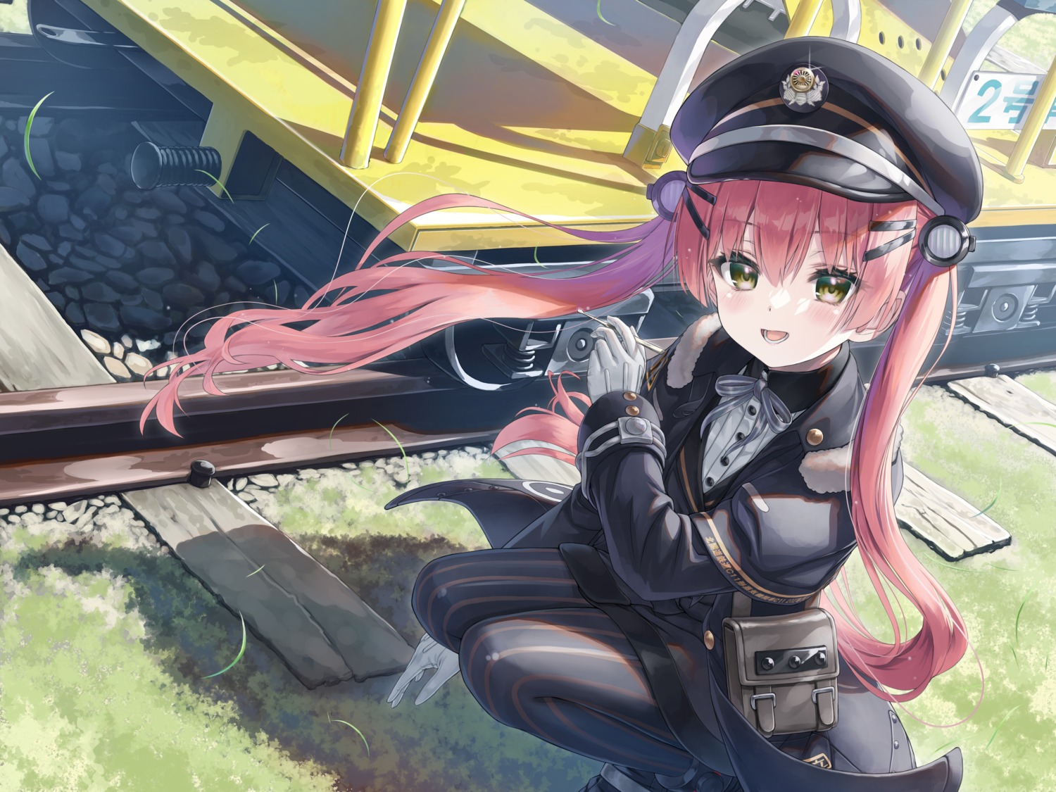kaniko_(rail_romanesque), pantyhose, rail_romanesque, raro, taue_shunsuke, uniform