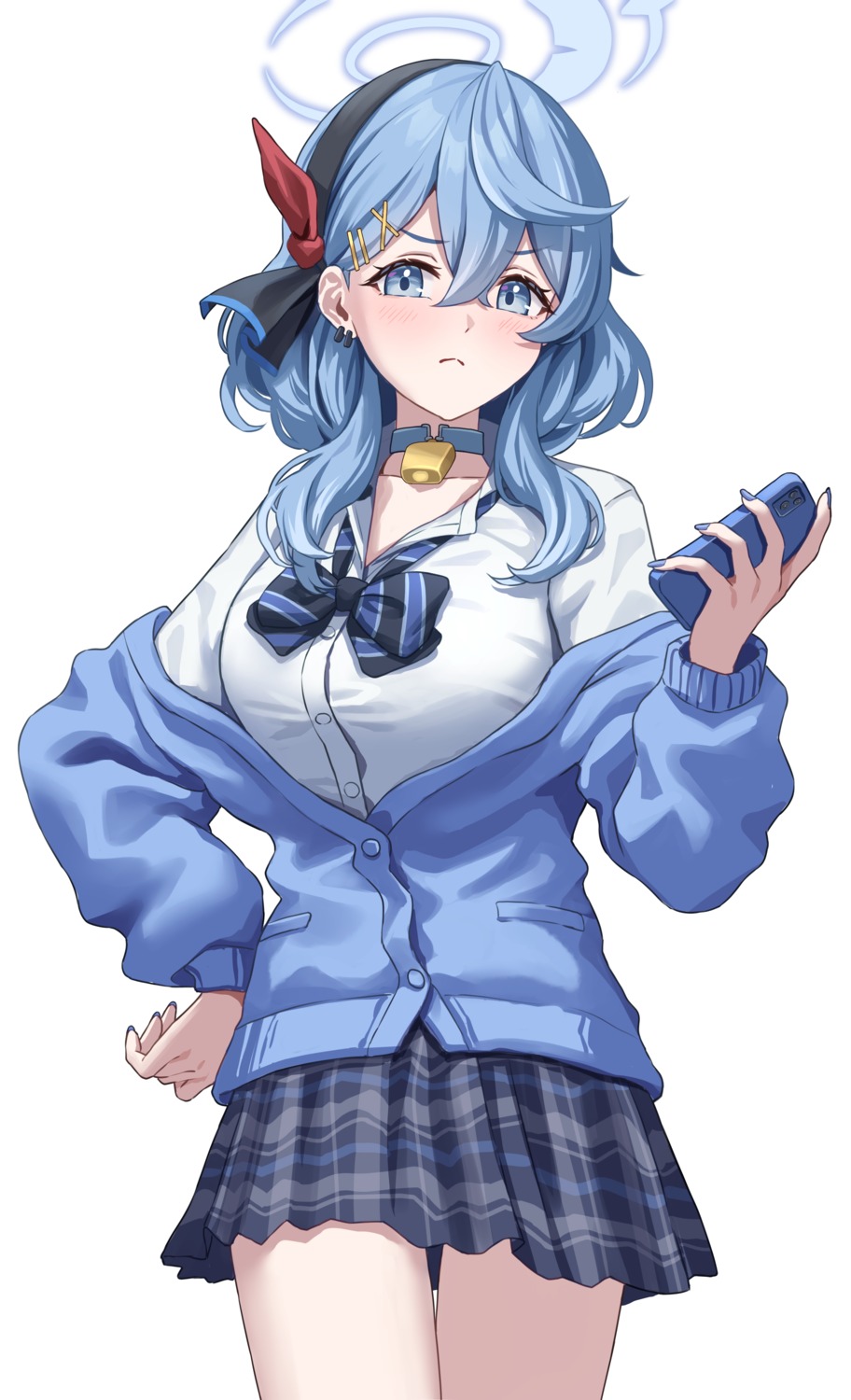 amau_ako, blue_archive, halo, seifuku, simoumi_217, sweater