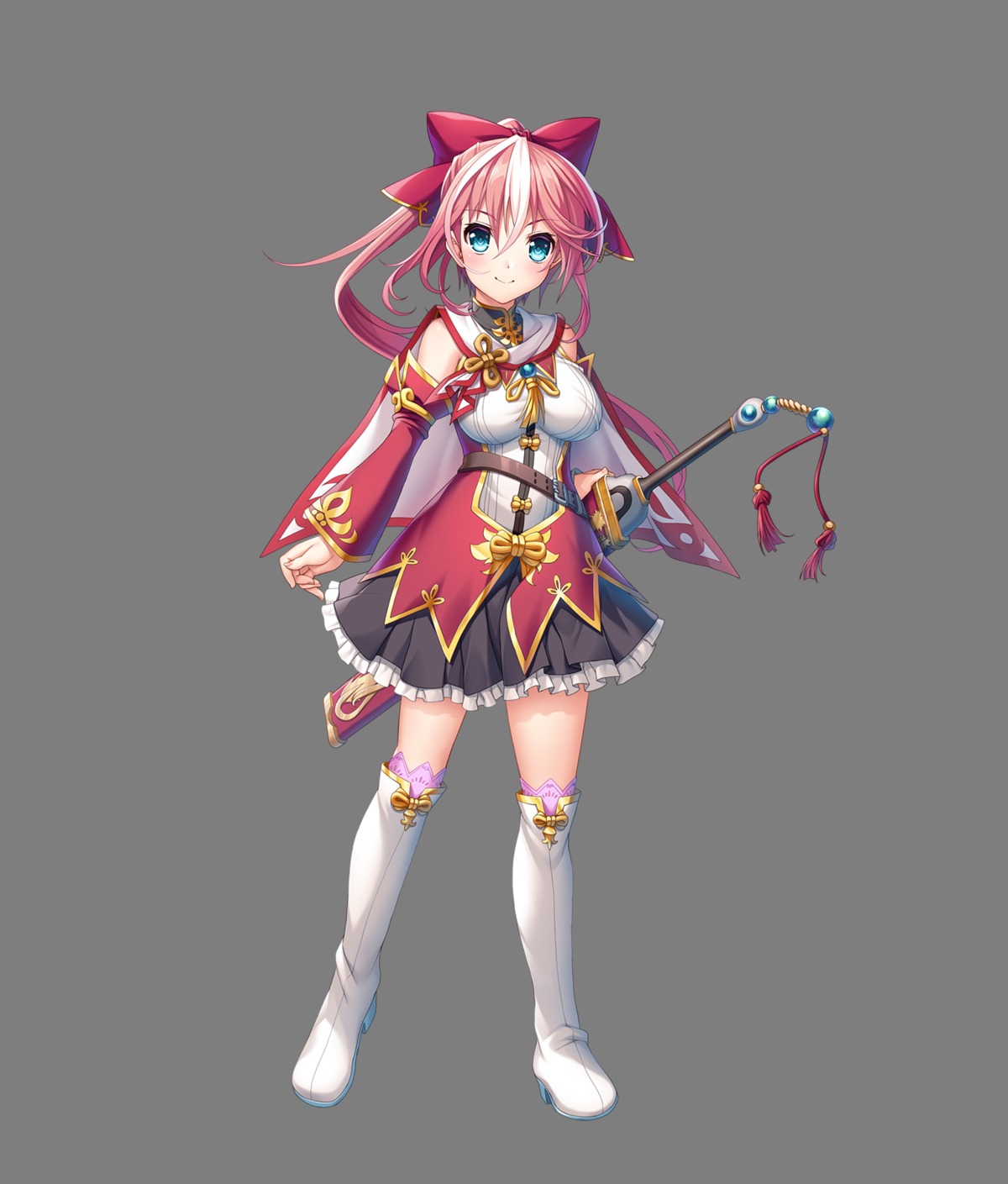 baseson, heels, senomoto_hisashi, souten_koihime_-shigen_no_ou-, sword, thighhighs, transparent_png