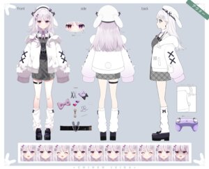 animal_ears, bunny_ears, character_design, chinen_seira, expression, garter, heterochromia, shiokazunoko