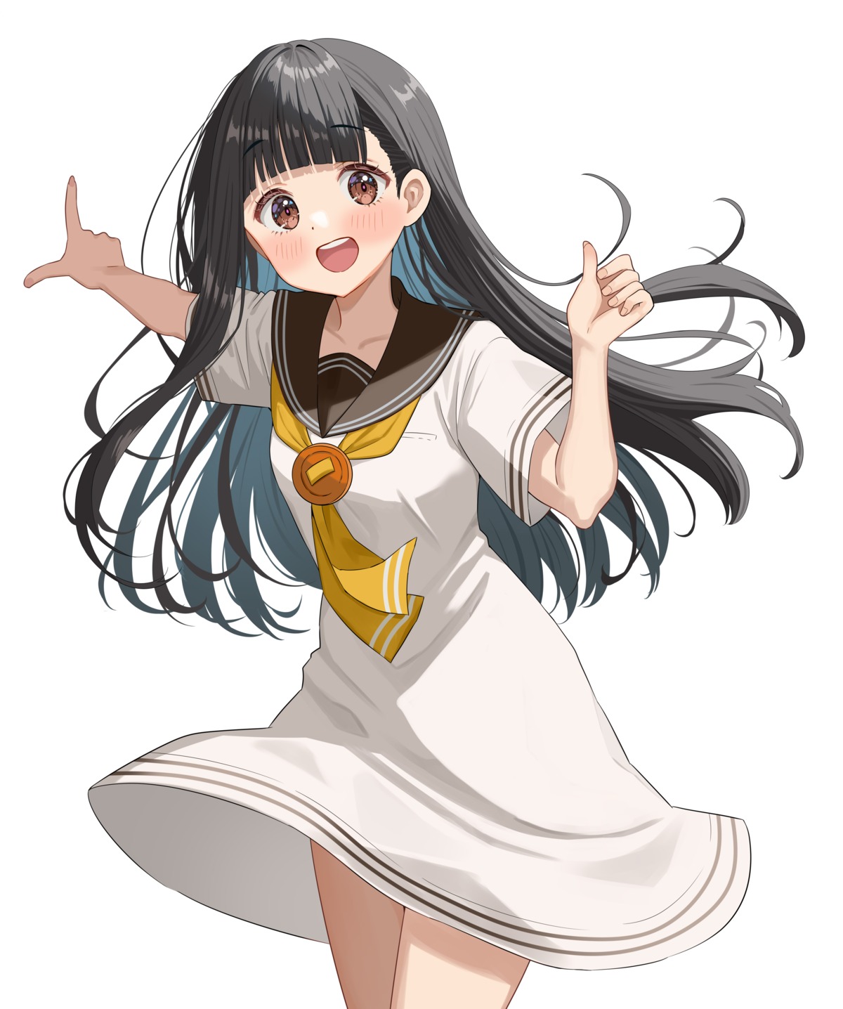 make_heroine_ga_oosugiru!, nukumizu_kaju, piyopoyo, seifuku, skirt_lift