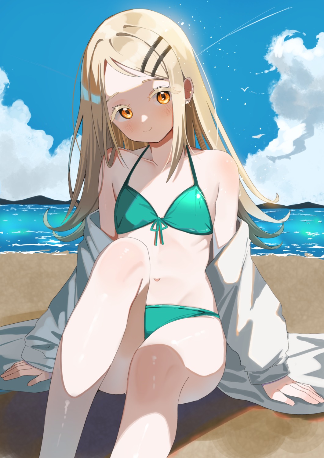 bikini, gakuen_idolm@ster, minertime, shinosawa_hiro, swimsuits, the_idolm@ster