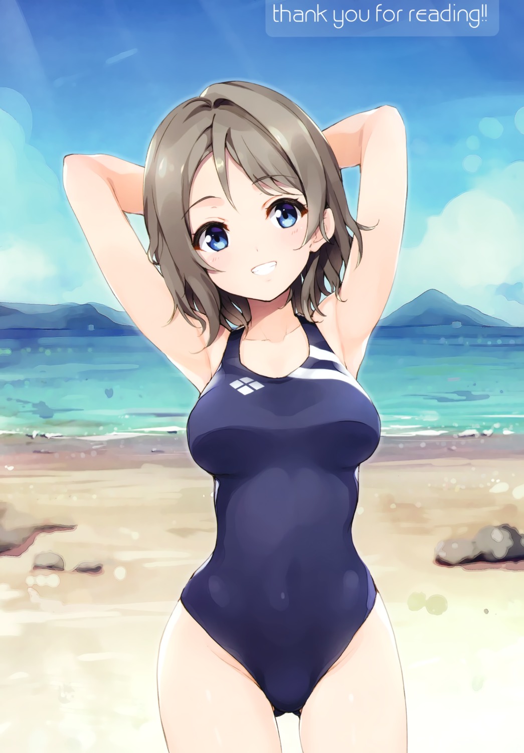 love_live!_(series), love_live!_sunshine!!, senji, swimsuits, tegone_spike, watanabe_you