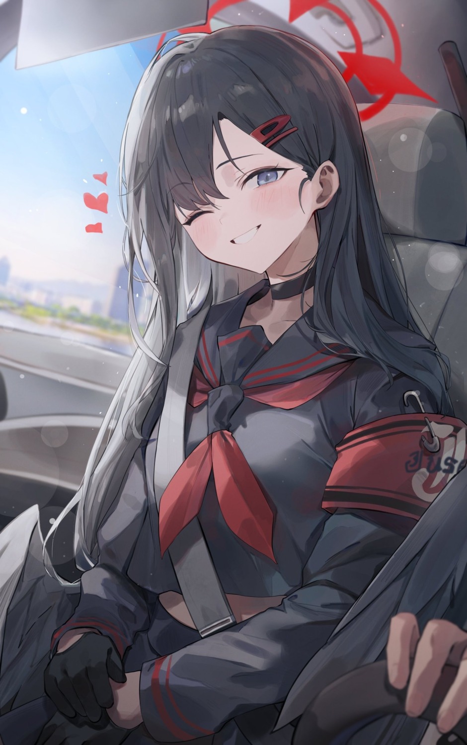 angel, blanc_(whit_blanc), blue_archive, nakamasa_ichika, seifuku, wings