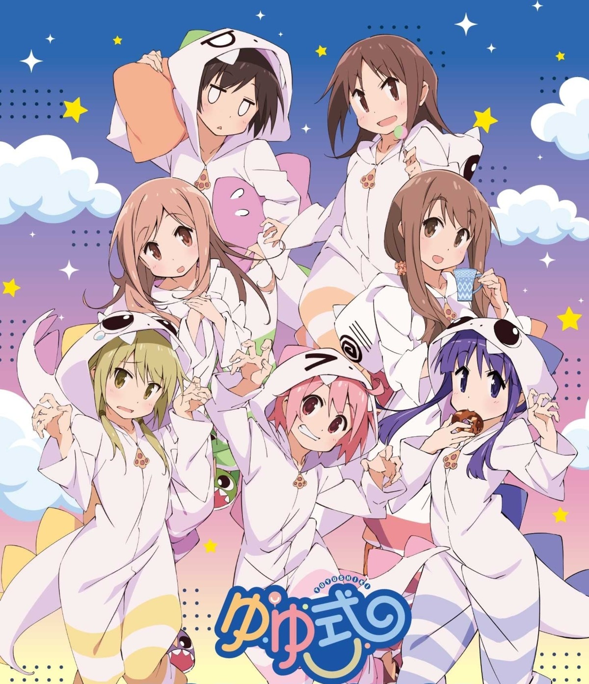 aikawa_chiho, hasegawa_fumi, hinata_yukari, horns, ichii_yui, matsumoto_yoriko, nonohara_yuzuko, okano_kei