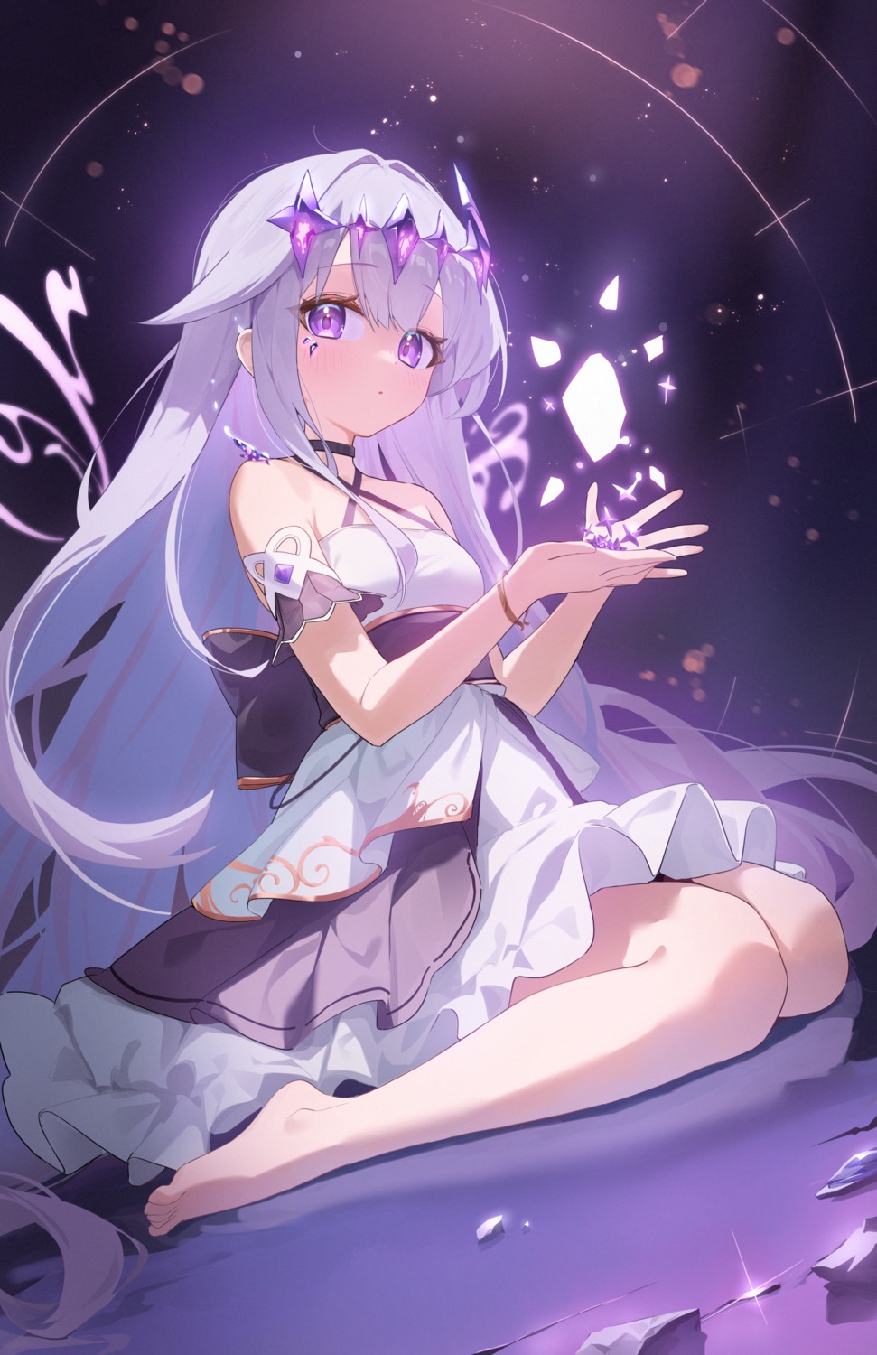 dress, gyool, hololive, hololive_english, koseki_bijou