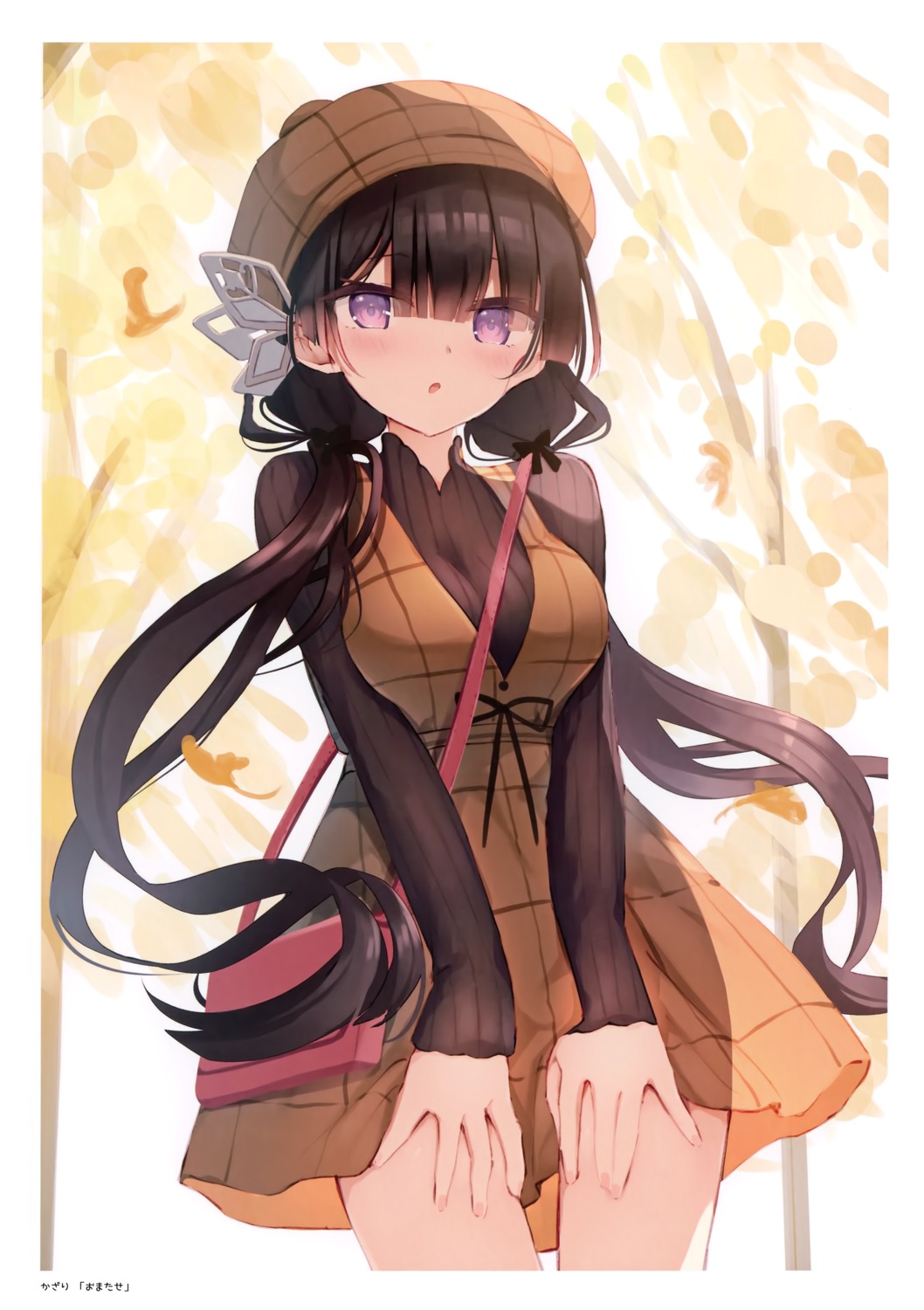 dress, humuyun, kazari_(humuyun), nekone_cotton, see_through, skirt_lift, sweater