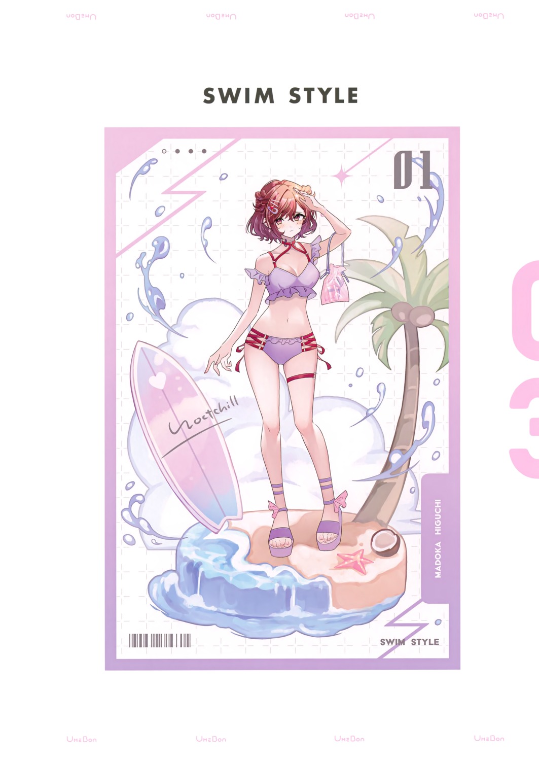 bikini, garter, higuchi_madoka, megane, shishido_umeshiba, swimsuits, the_idolm@ster, the_idolm@ster_shiny_colors