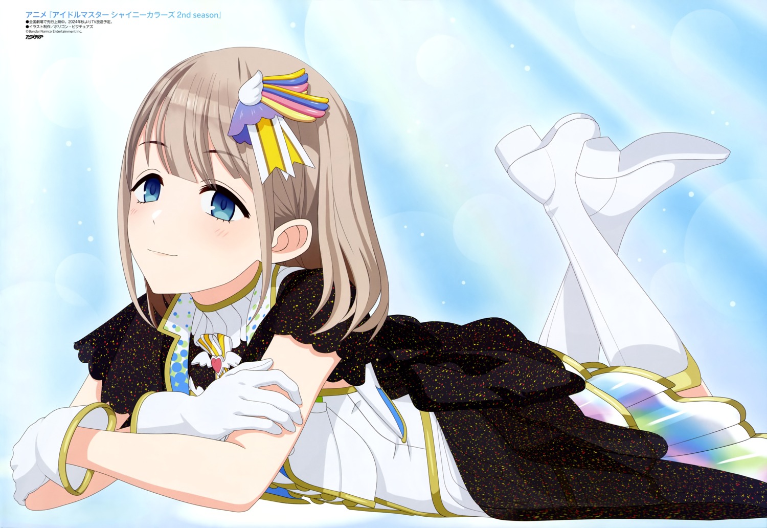 heels, polygon_pictures, serizawa_asahi, the_idolm@ster, the_idolm@ster_shiny_colors, uniform