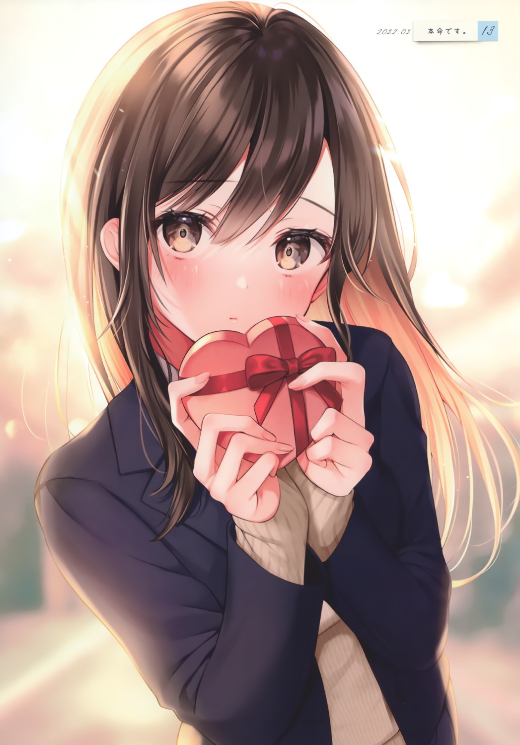 seifuku, shiraishi_haruhi, sweater, valentine, yourgirl, yugirl