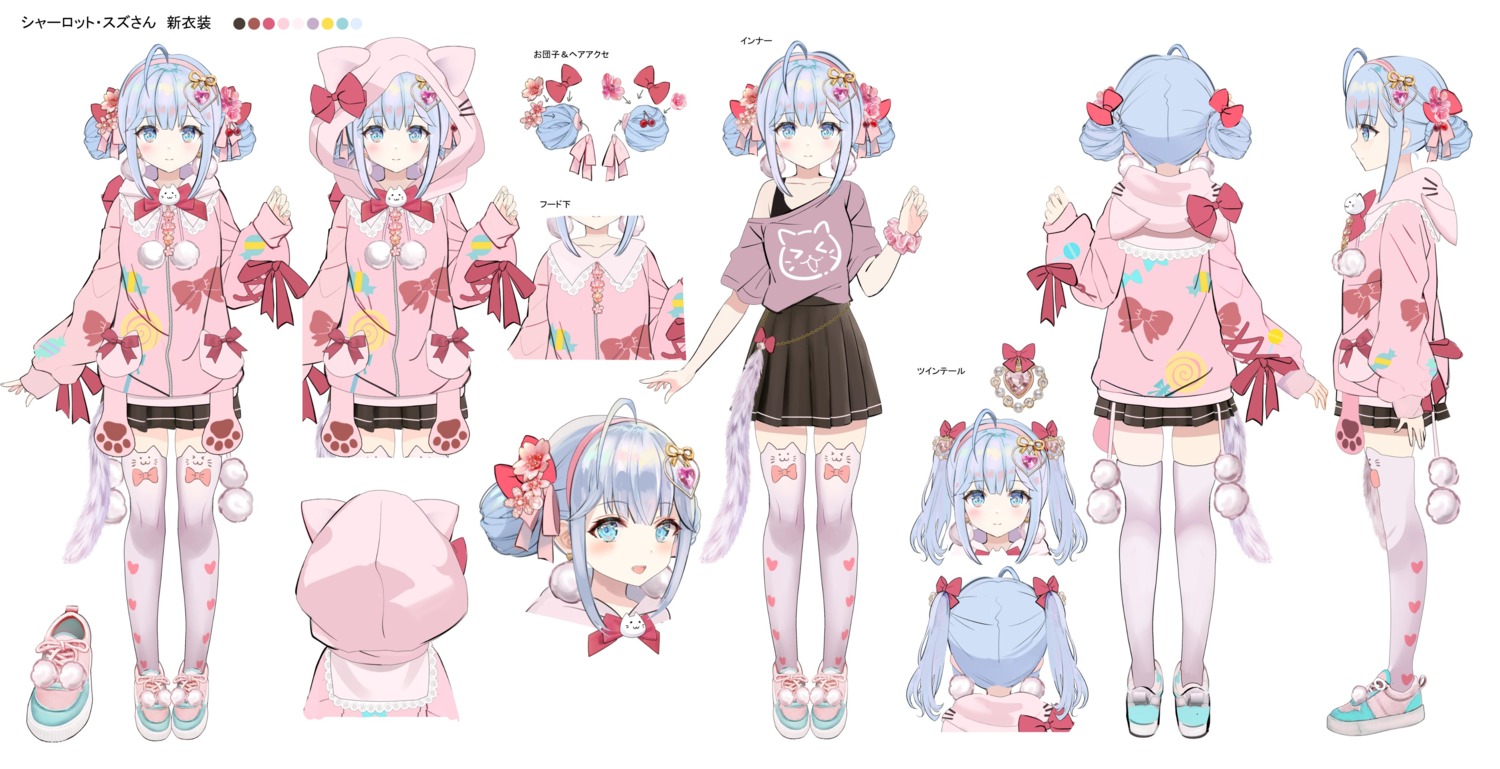 animal_ears, character_design, charlotte_suzu, nekomimi, production_kawaii, thighhighs, torino_akua