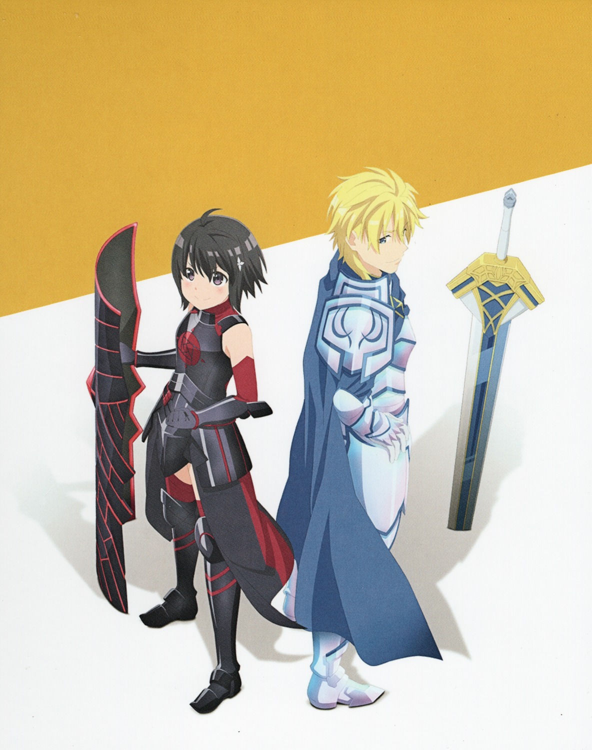 armor, itai_no_wa_iya_nano_de_bougyoryoku_ni_kyokufuri_shitai_to_omoimasu., maple_(bofuri), payne_(bofuri), sword, tagme, thighhighs