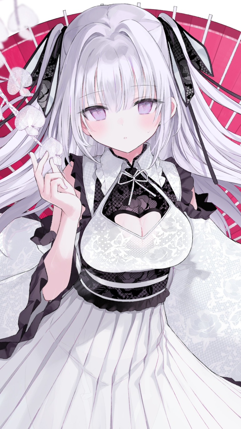 cleavage, lolita_fashion, nana_(luna_berry), see_through, wa_lolita