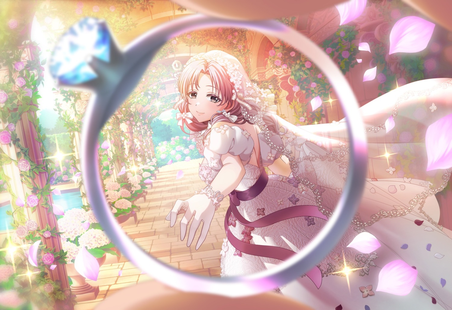 d4dj, dress, no_bra, tagme, wedding_dress, yano_hiiro