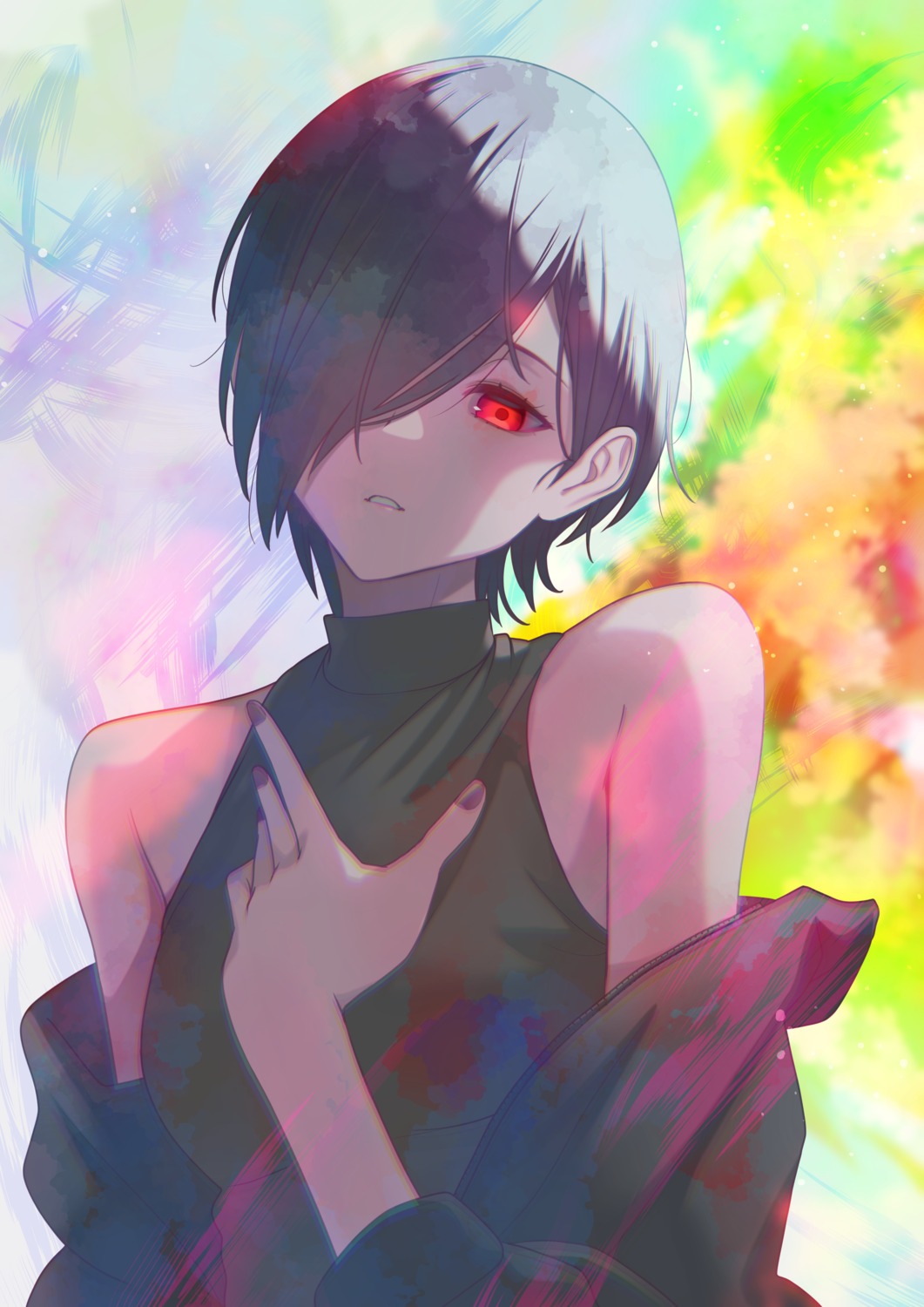 07nono06, kirishima_touka, sweater, tokyo_ghoul