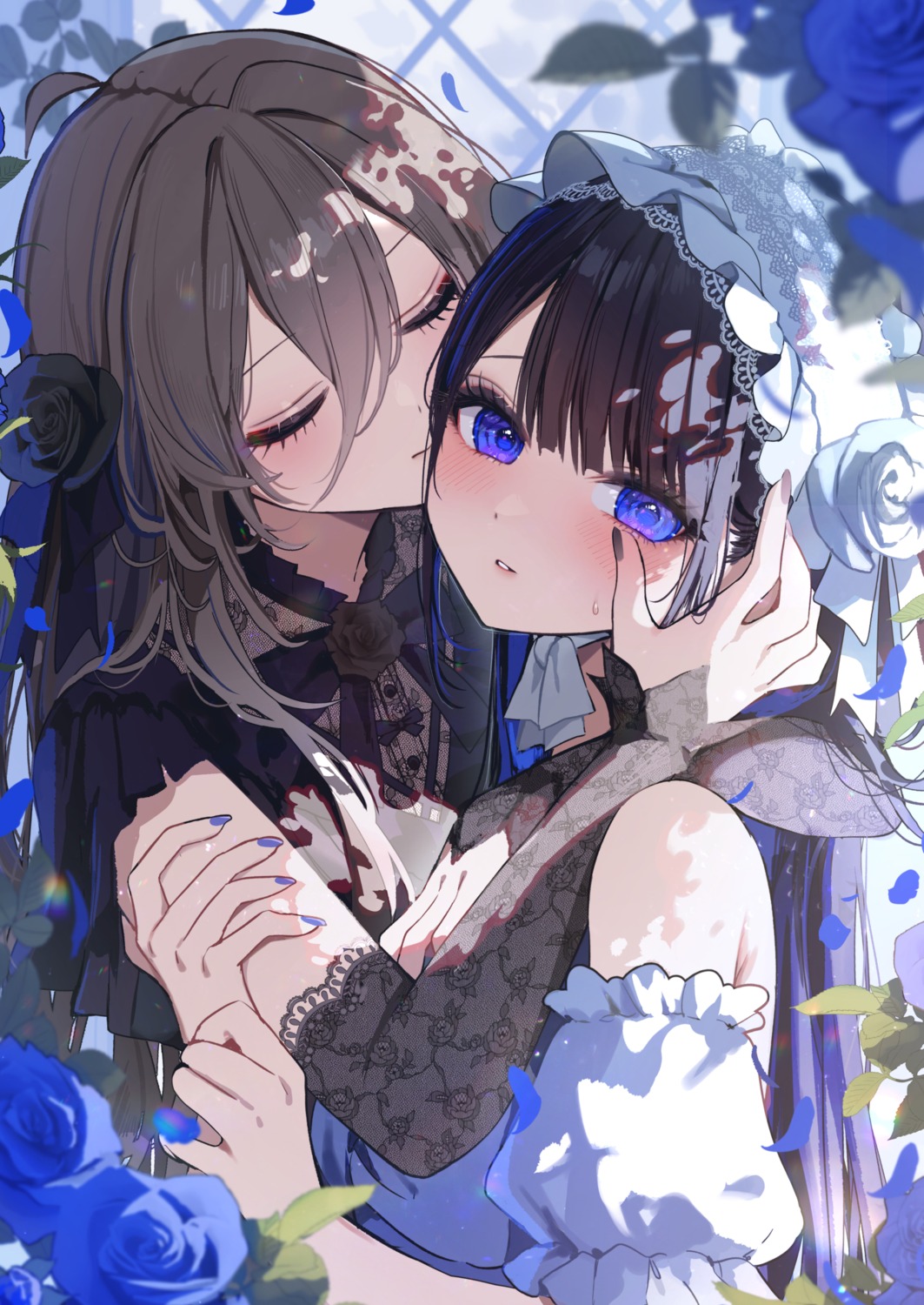 kudou_eru, lolita_fashion, yuri