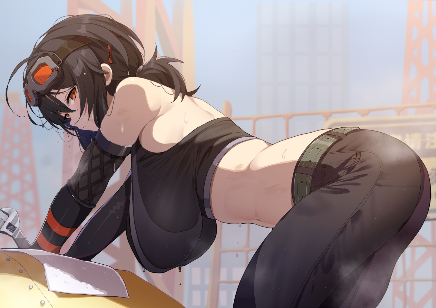 ass, deyui, grace_howard, wet, zenless_zone_zero