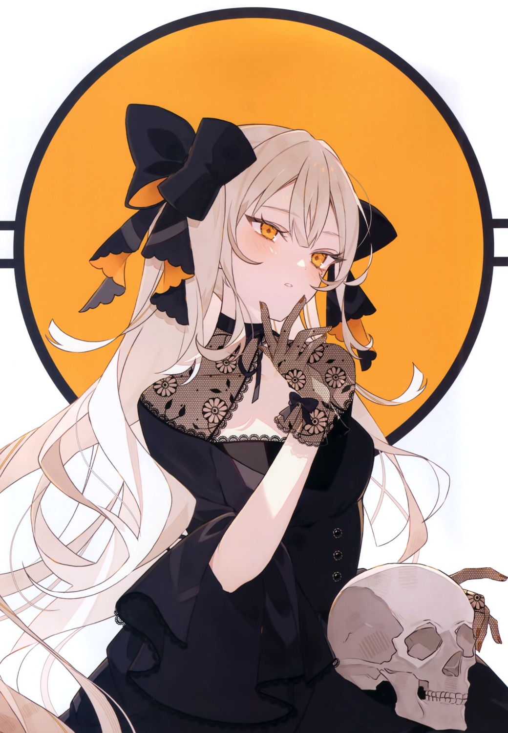 crescent_(satsuki), dress, no_bra, satsuki_(miicat)