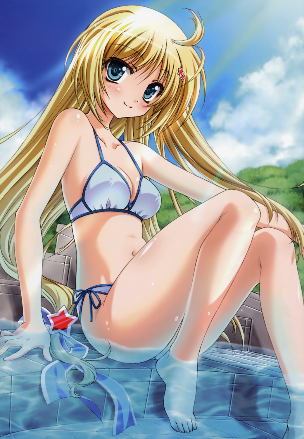 bikini, cleavage, horii_kumi, kagura_aya, se.kirara, swimsuits