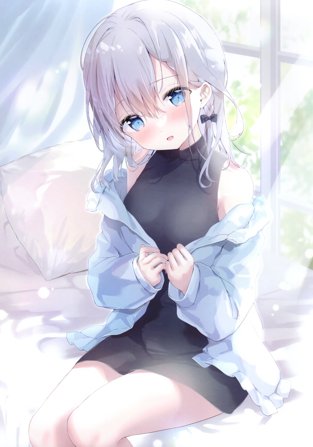 ame_usagi, amedama_con, dress, mio_(amedama_con), undressing