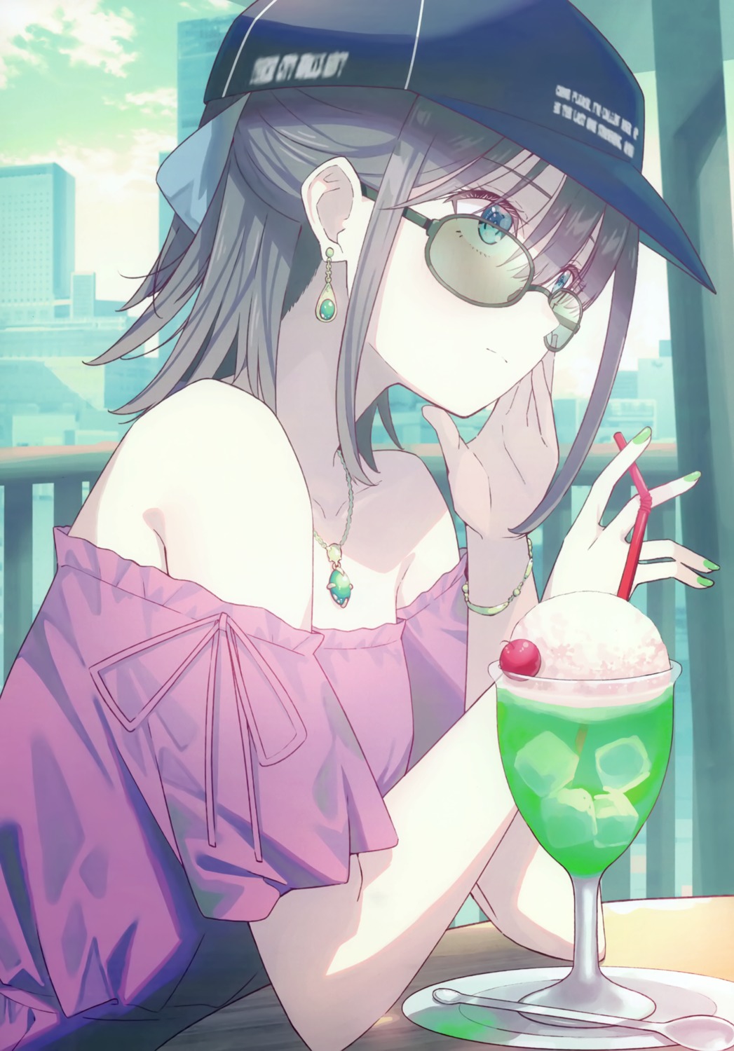 k_case, komizuki, megane, no_bra