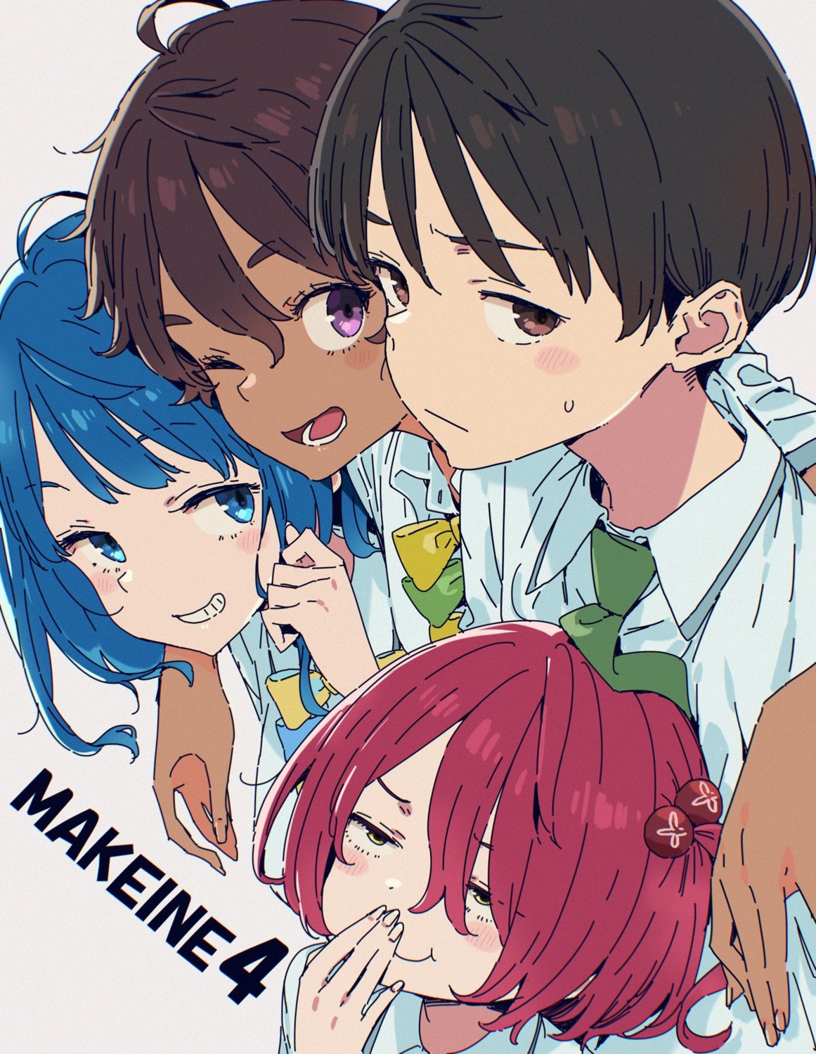 imigimuru, komari_chika, make_heroine_ga_oosugiru!, nukumizu_kazuhiko, seifuku, yakishio_lemon, yanami_anna