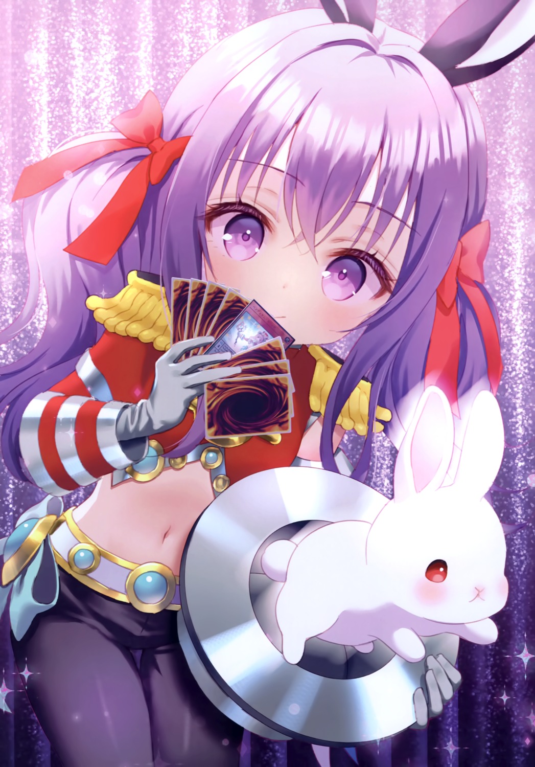 animal_ears, bunny_ears, chitosezaka_suzu, legato, uniform, yugioh