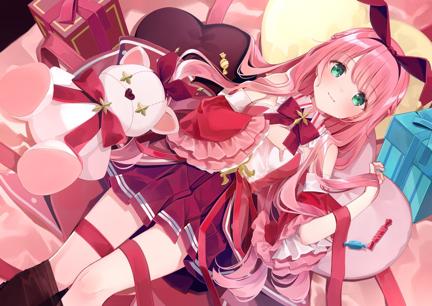 animal_ears, arcaea, bunny_ears, kou_(arcaea), pantyhose, samayoi