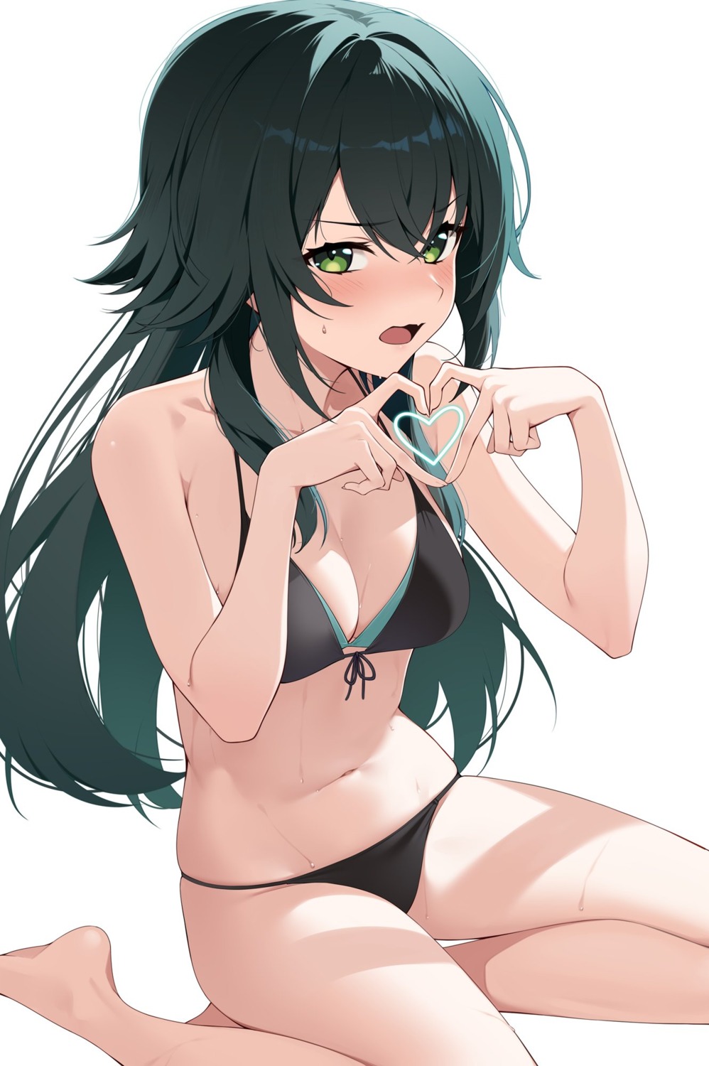 bikini, gakuen_idolm@ster, kuen_(kuennn12), swimsuits, the_idolm@ster, tsukimura_temari, wet