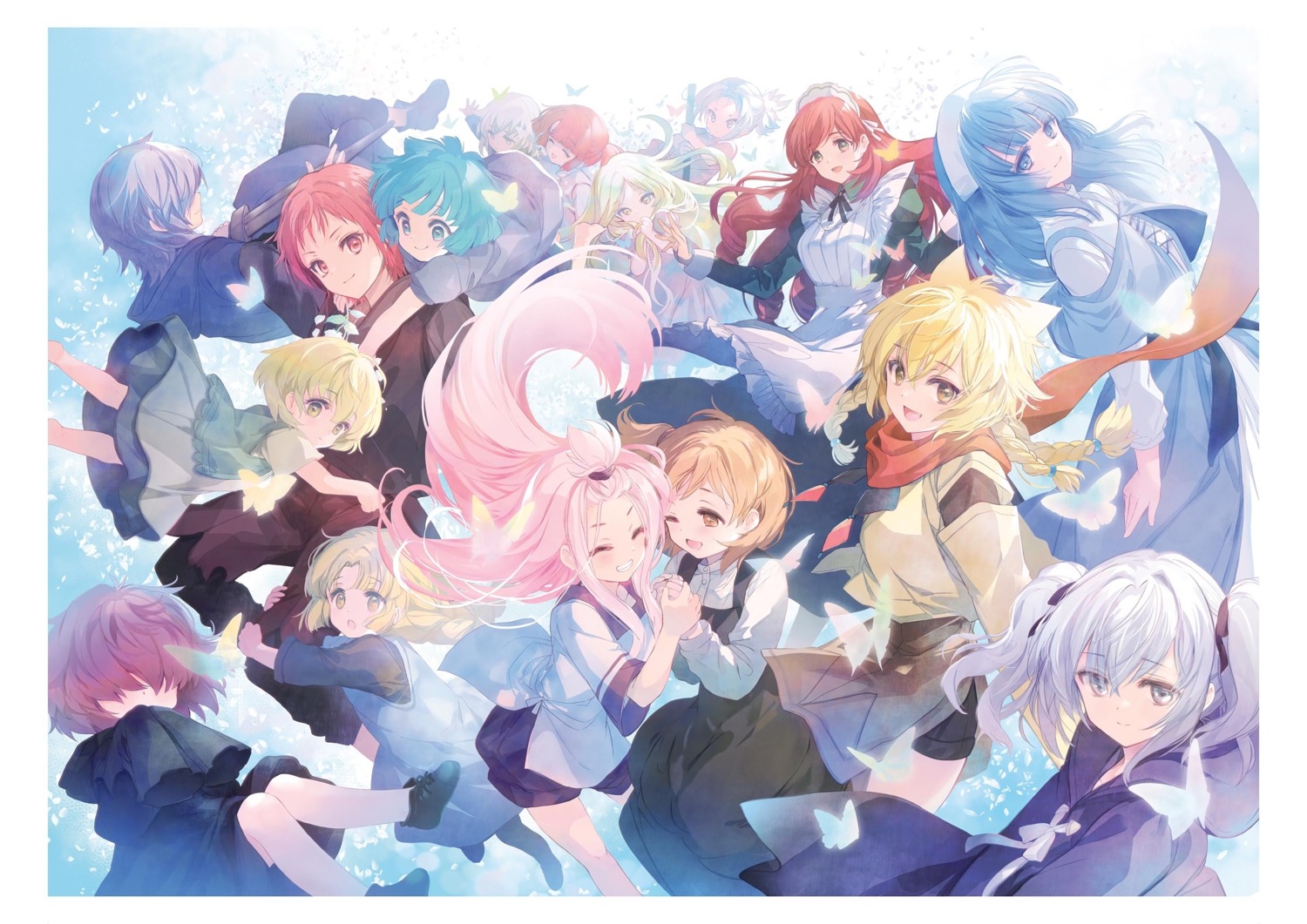 almita_serey_percham, apple_(sukamoka), collon_rin_purgatorio, dress, eudea, ithea_myse_valgulious, lakhesh_nyx_seniorious, maid