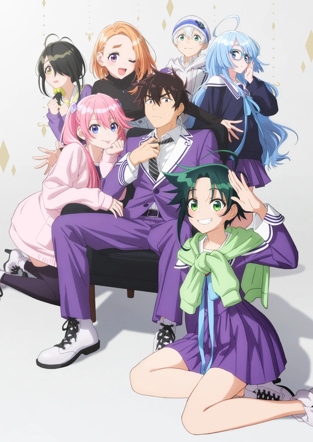heels, megane, seifuku, shiunji-ke_no_kodomo-tachi, shiunji_arata, shiunji_banri, shiunji_kotono, shiunji_minami