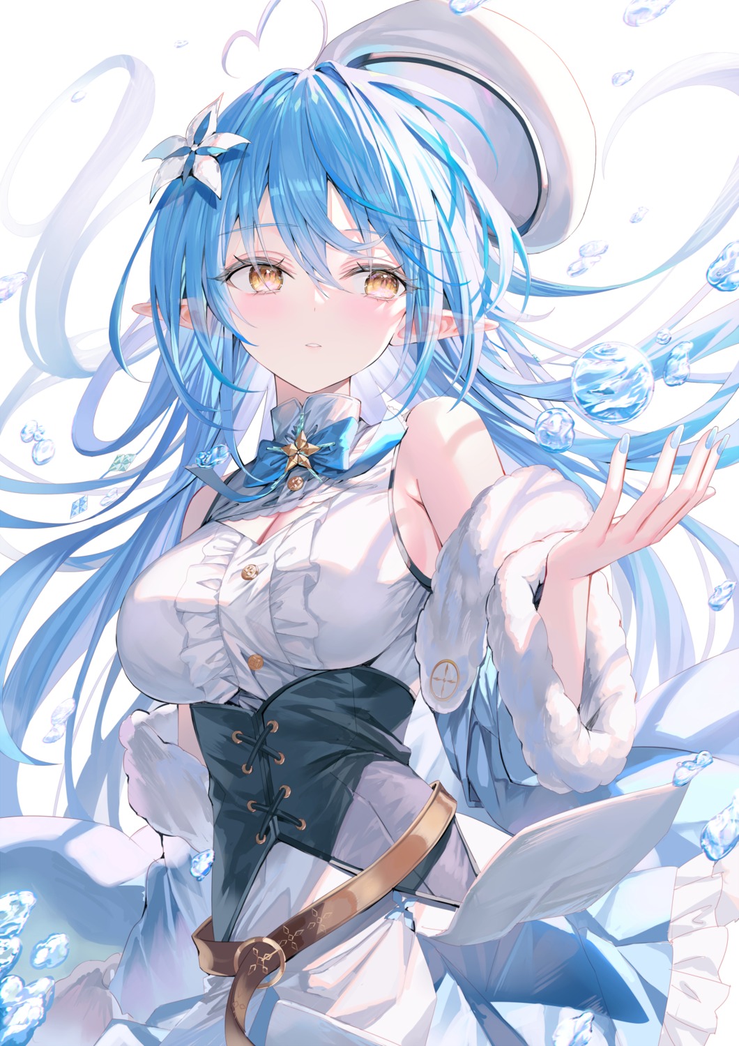 elf, hololive, pointy_ears, rin_yuu, yukihana_lamy