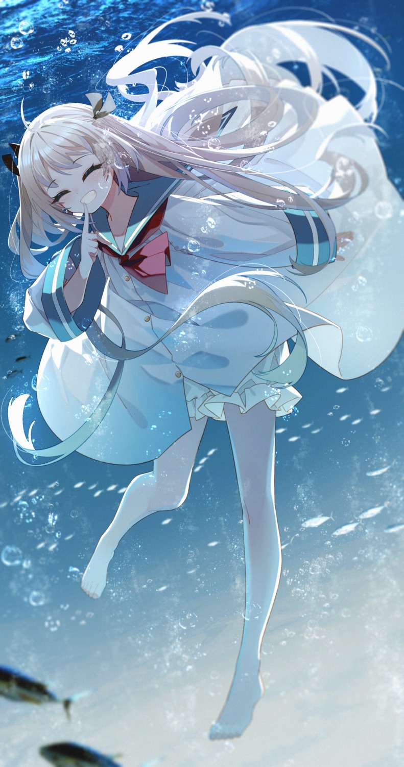 atri, atri_-my_dear_moments-, bloomers, jiege, seifuku, skirt_lift, wet