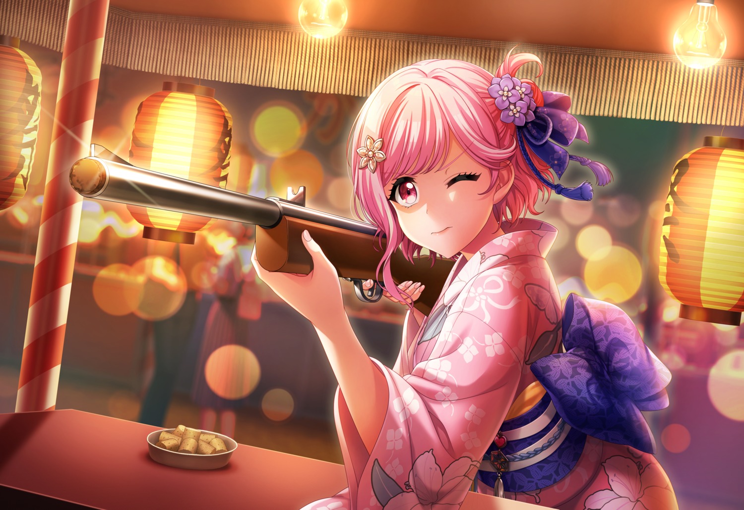d4dj, gun, sakurada_miyuu, tagme, yukata