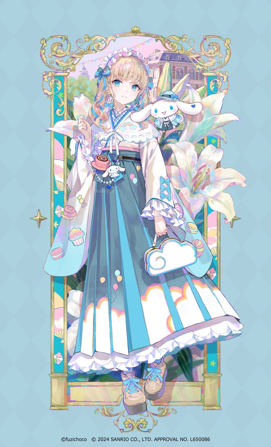 cinnamoroll, crossover, fuzichoko, lolita_fashion, sample, sanrio, wa_lolita
