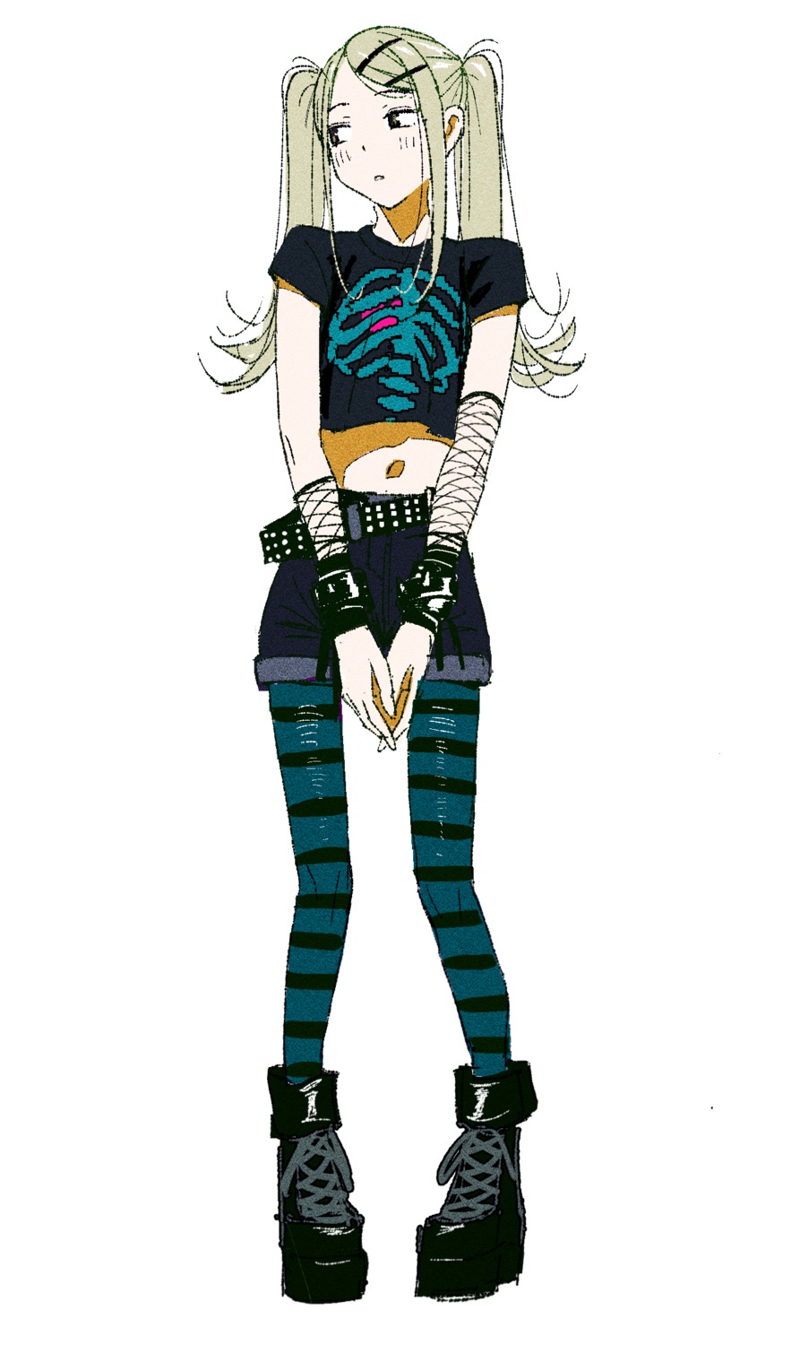 aliasing, fishnets, gakuen_idolm@ster, pantyhose, shinosawa_hiro, sketch, sumisutaro, the_idolm@ster