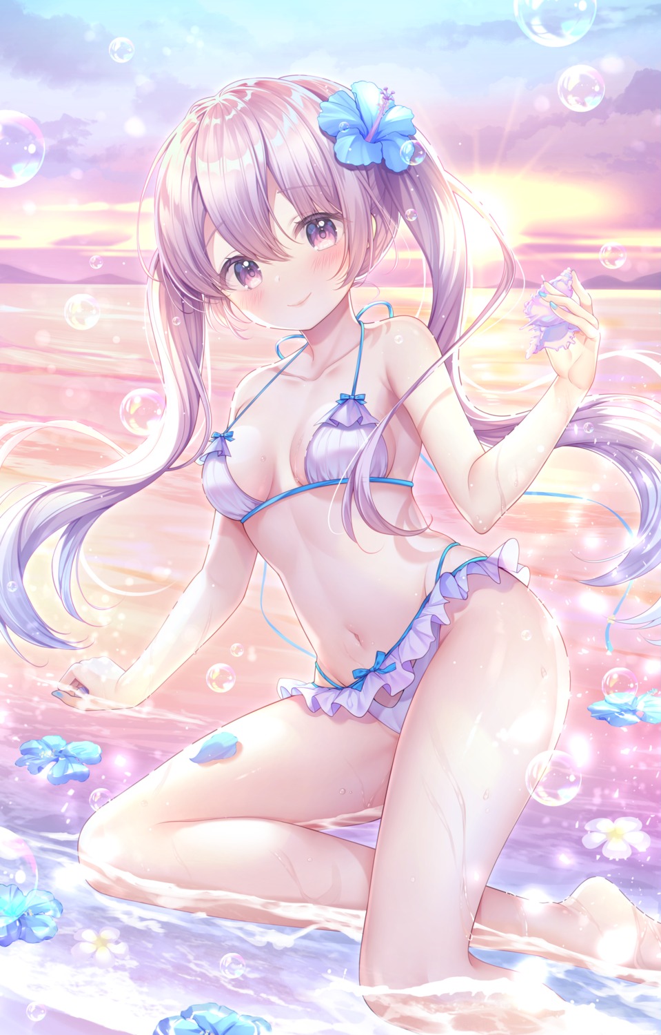 bikini, sakura_moyon, swimsuits, wet