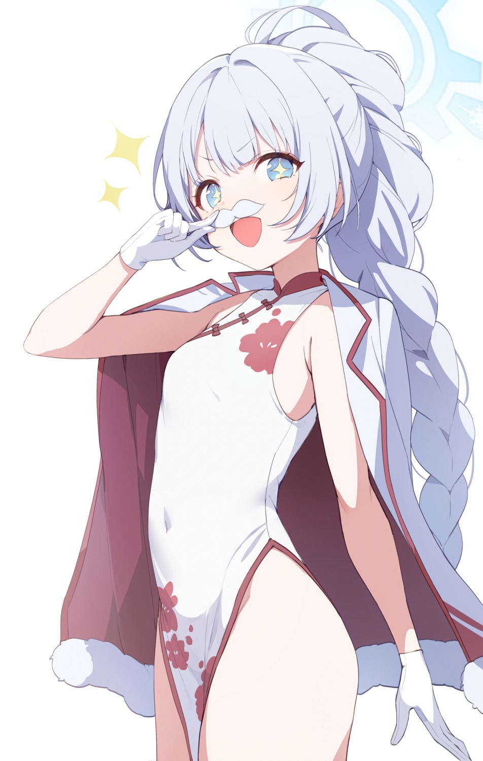 blue_archive, chinadress, halo, misyune, no_bra, nopan, renkawa_cherino