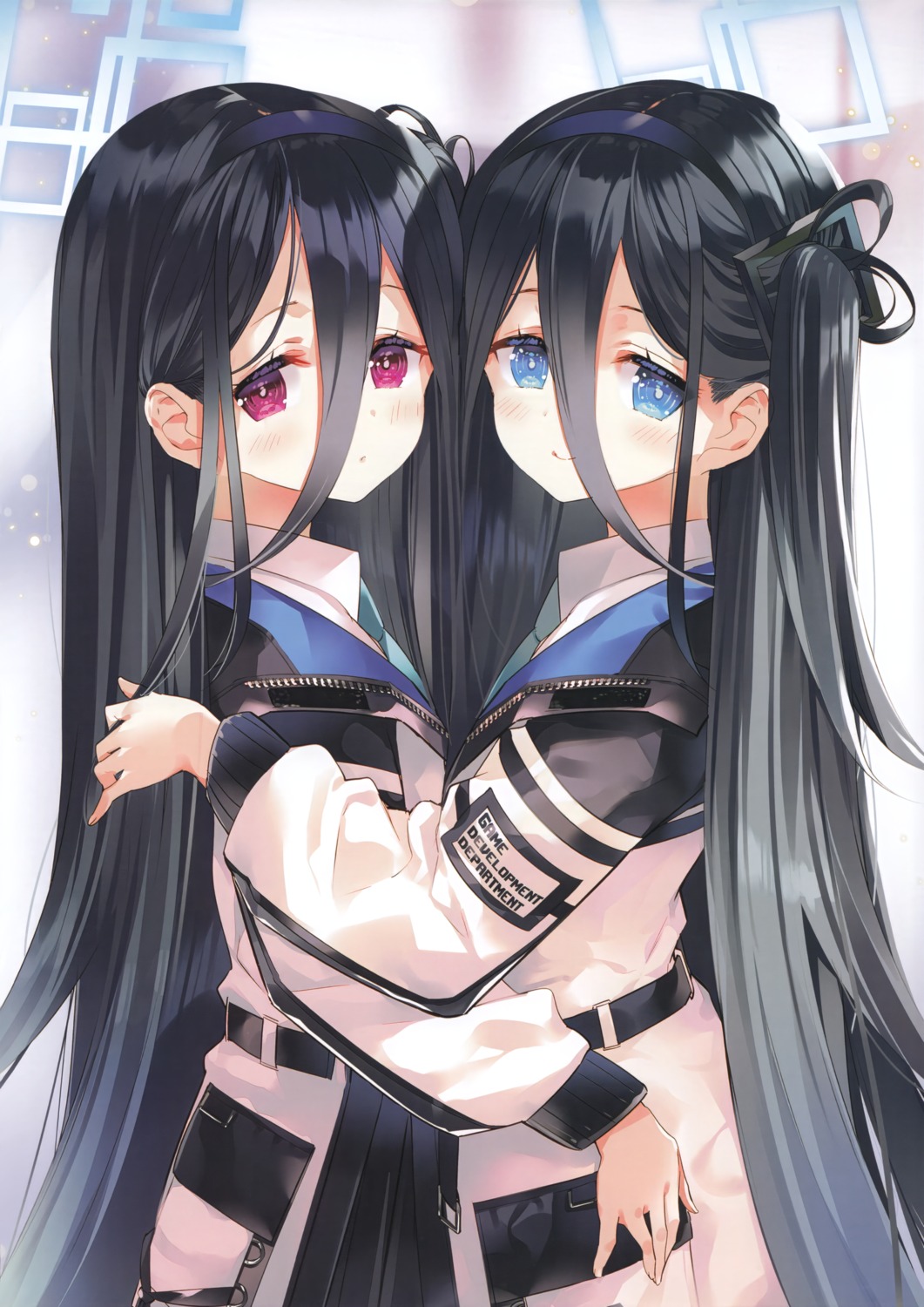active_mover, arikawa_satoru, blue_archive, halo, seifuku, tendou_aris, tendou_kei