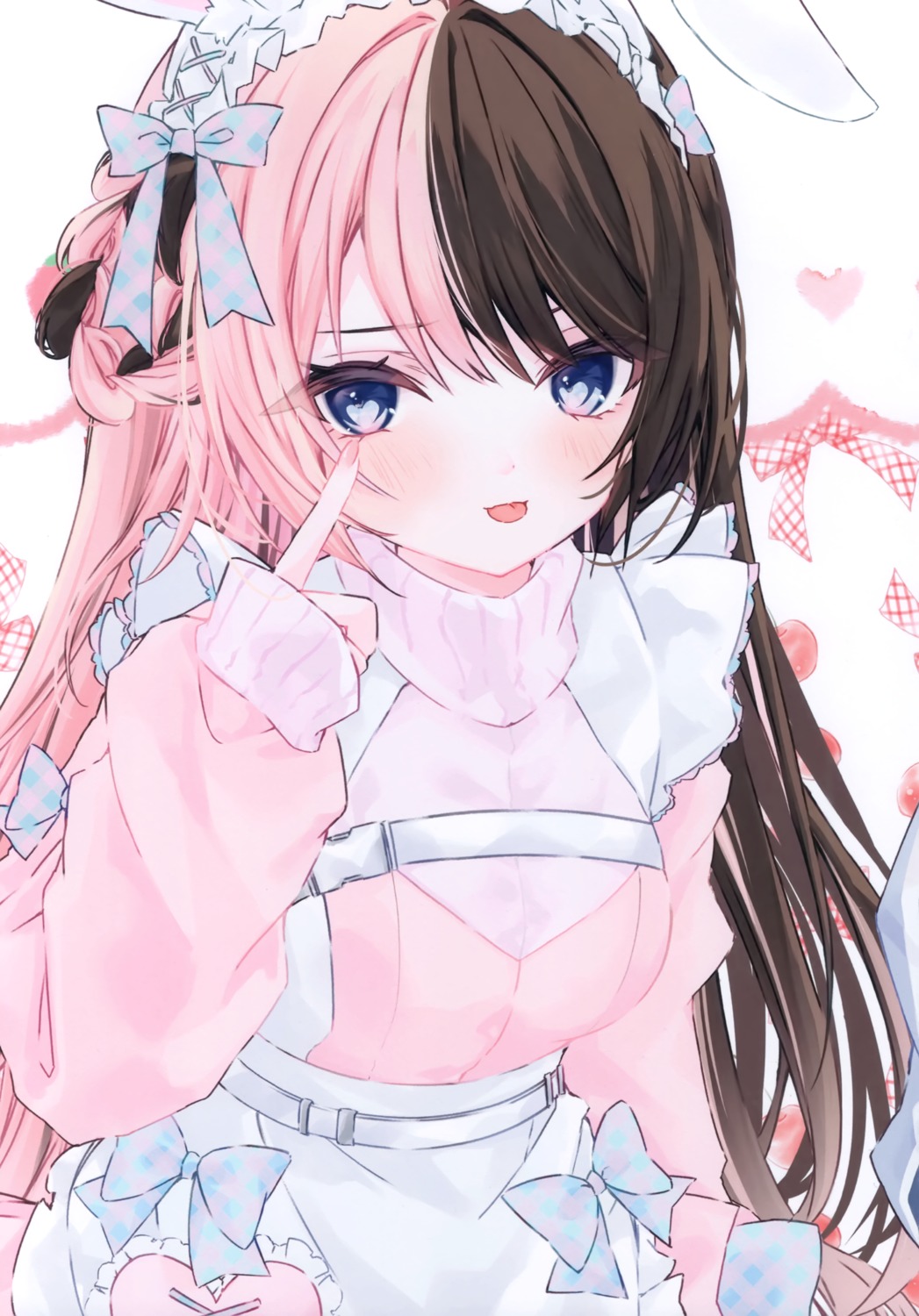 animal_ears, bunny_ears, gym_uniform, iris_black_games, maid, moizumi_shipon, sheep_cat, tachibana_hinano
