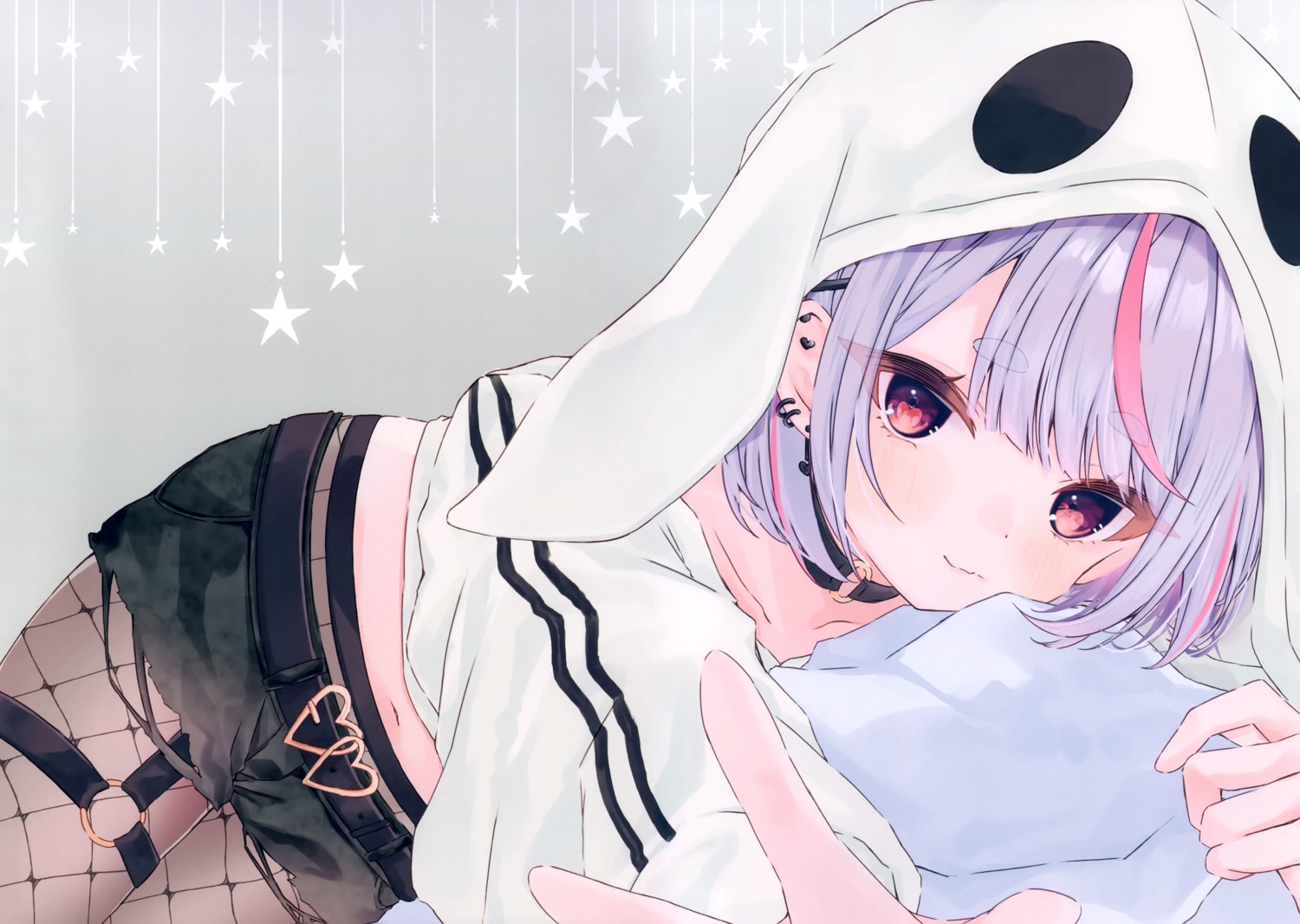 animal_ears, bunny_ears, cattleya_regina_games, fishnets, garter, moizumi_shipon, pantyhose, sheep_cat
