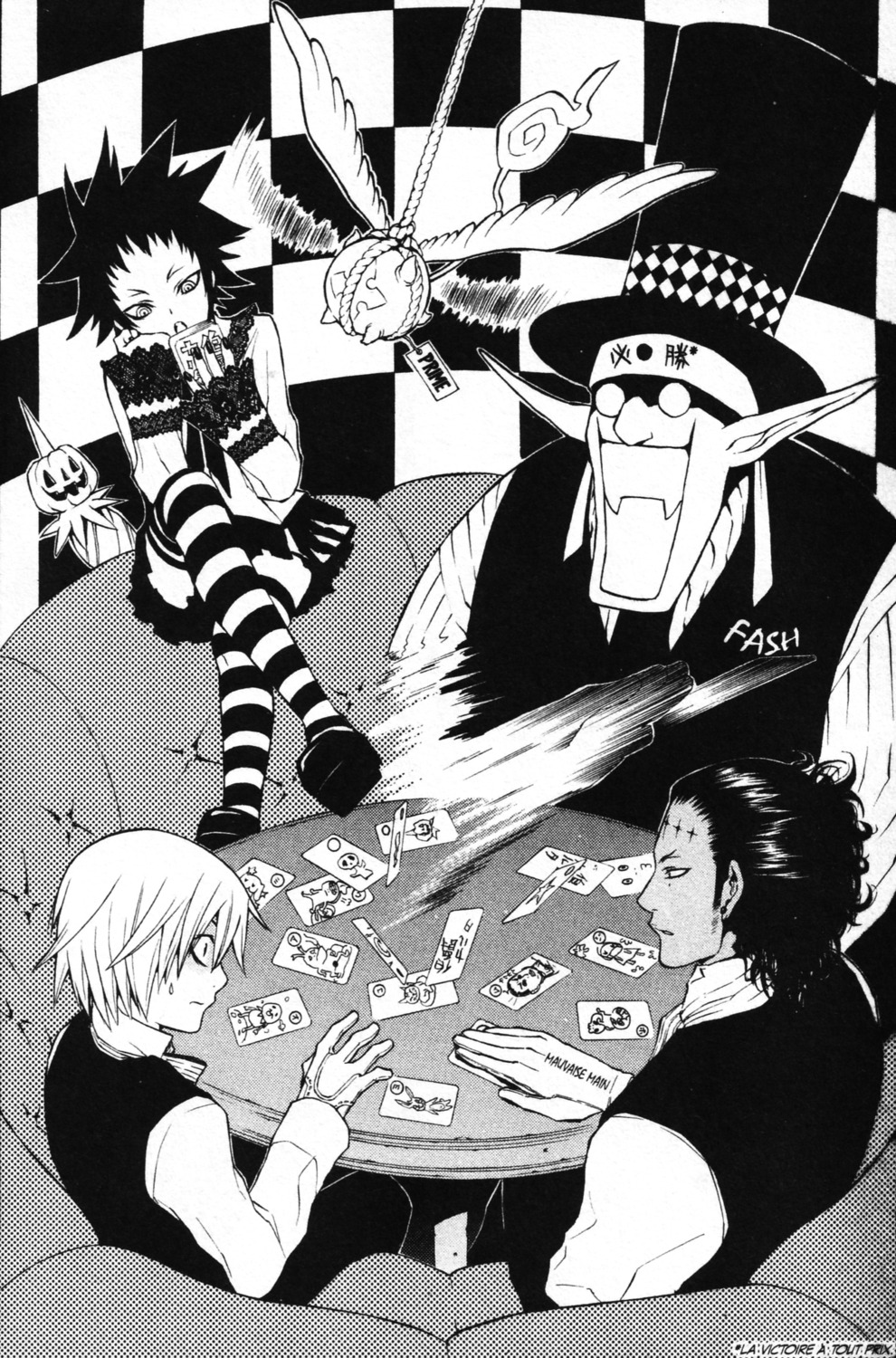 allen_walker, d.gray-man, hoshino_katsura, millenium_earl, monochrome, road_kamelot, thighhighs, timcanpy