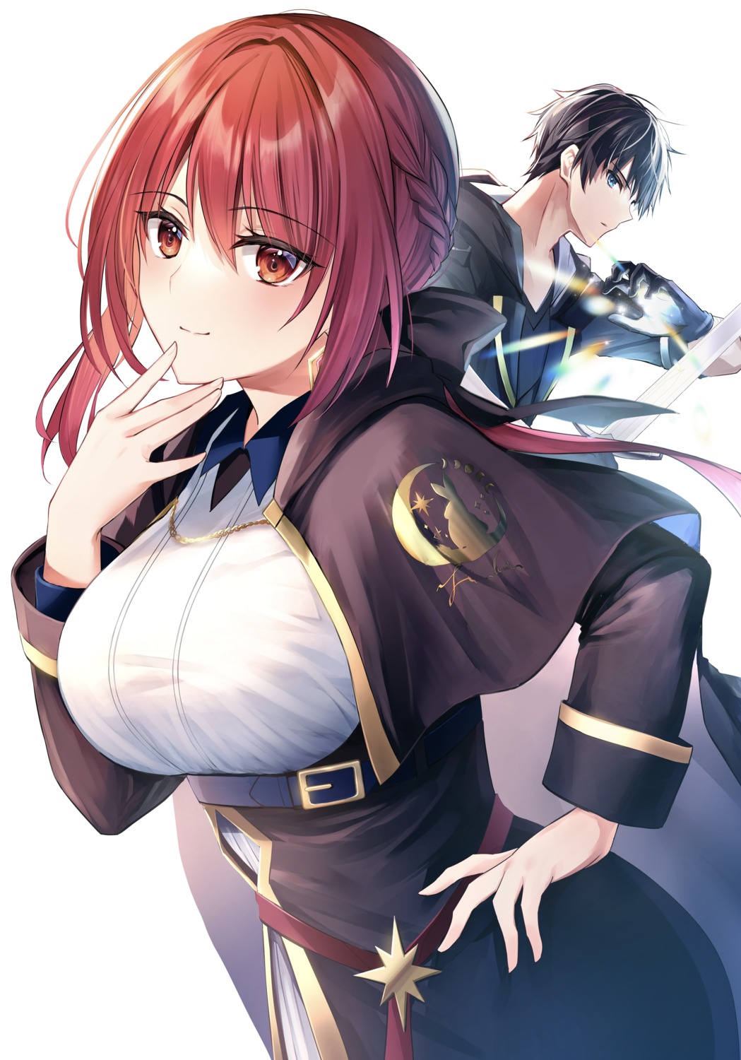 orun_dura, selma_claudel, sword, uniform, yonezou, yuusha_party_wo_oidasareta_kiyou_bimbou