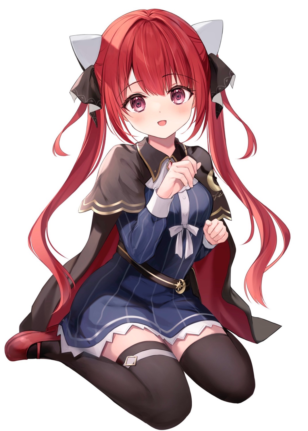 dress, garter, sophia_claudel, thighhighs, uniform, yonezou, yuusha_party_wo_oidasareta_kiyou_bimbou