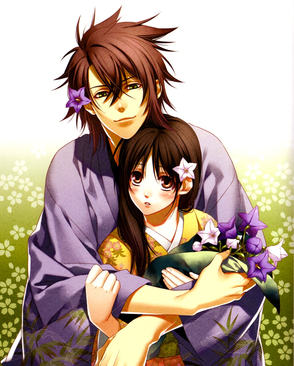 hakuouki, kazuki_yone, okita_souji, okita_souji_(hakuouki), yukimura_chizuru