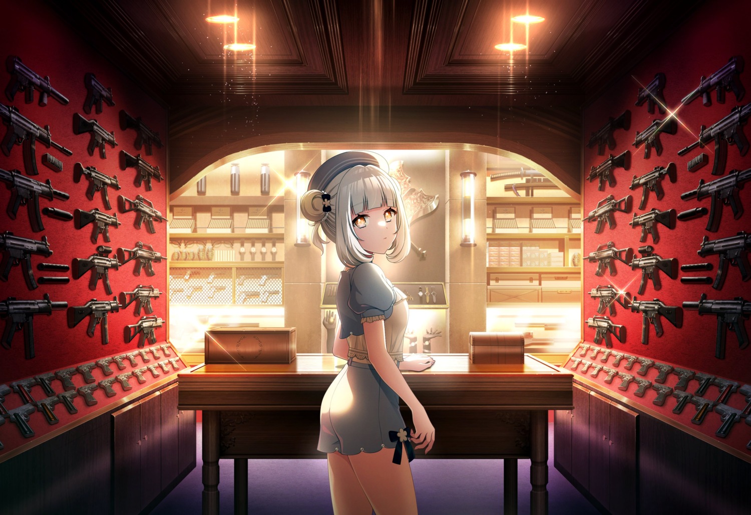 d4dj, elsie_(d4dj), gun, tagme