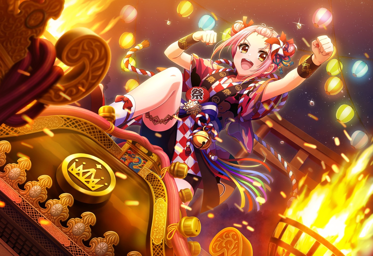 bike_shorts, d4dj, garter, inuyose_shinobu, japanese_clothes, tagme