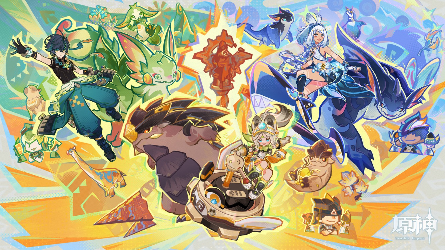 animal_ears, genshin_impact, kachina, kinich, mualani, tagme, tail, tan_lines