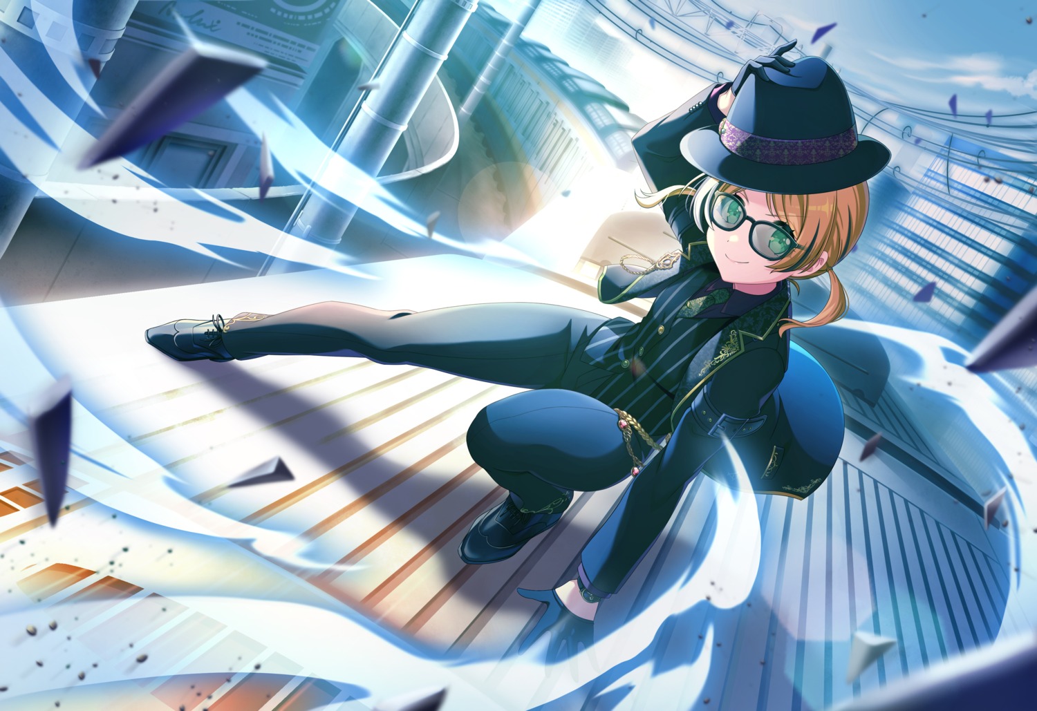 d4dj, megane, tagme, takeshita_miiko, uniform