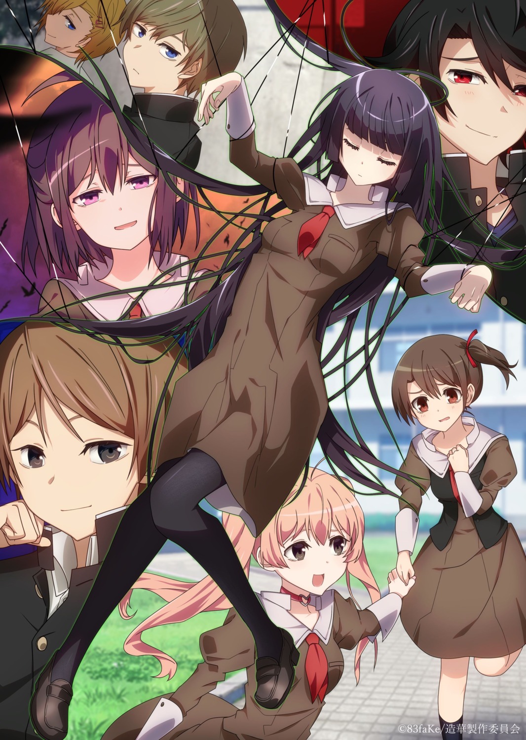 83fake, pantyhose, seifuku